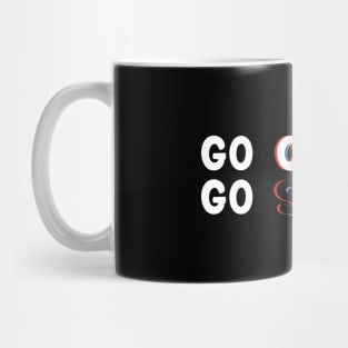 Go Crazy GO Stupid In Trippy Art For Memes & Comedy Lovers Mug